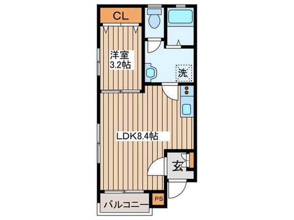 ＭＩＡ　ＣＡＳＡ　津賀田の物件間取画像